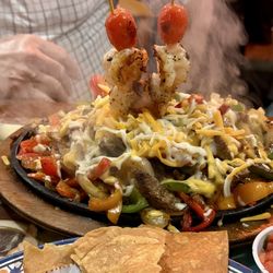 El Sabor De Puebla - Shrimp fajitas for two