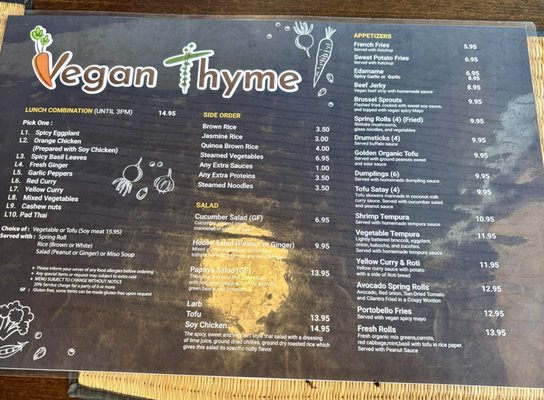 Menu photo 4 Vegan Thyme Newbury Park, CA Menu photo 4 Vegan Thyme Newbury Park, CA