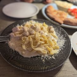 Casa Maria - Their famous fettuccine Alfredo, it was butter and creamy highly recommended!