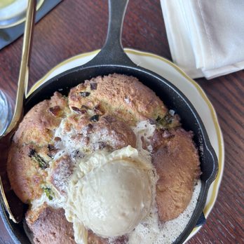 The Clocktower Kitchen + Bar - The poblano cornbread was my favorite appetizer - New American Near Me - Plain City, Ohio