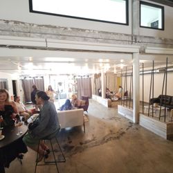 Wild Carrot Event Space - Front area with several smaller spaces created for conversation