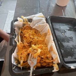 Buffalo chicken fries