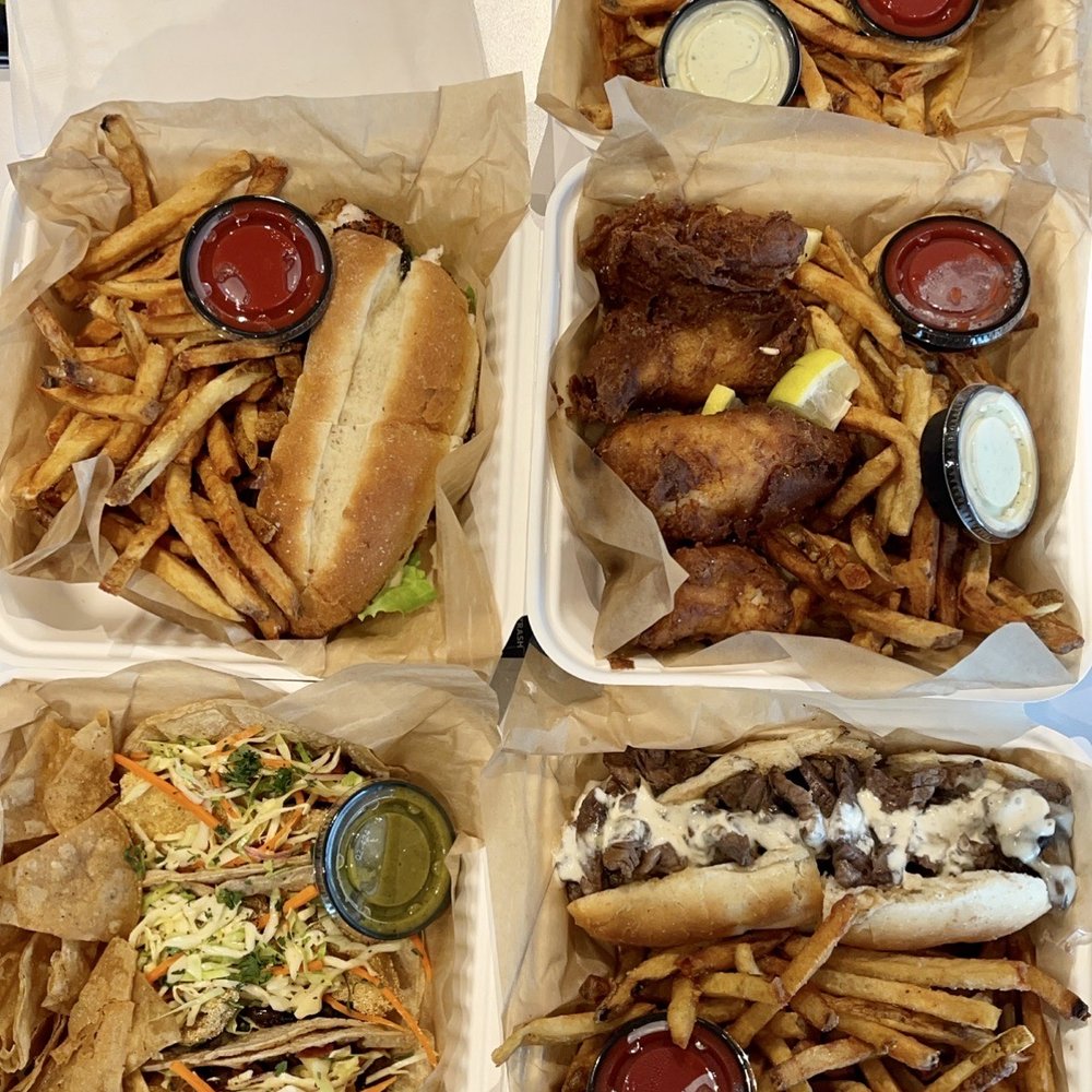 Fish tacos (skip), fish and chips (skip) Fish tacos (skip), fish and chips (skip)