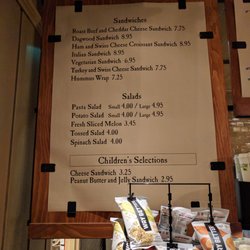 Old Faithful Inn Bear Paw Deli - Bear Paw Deli Menu