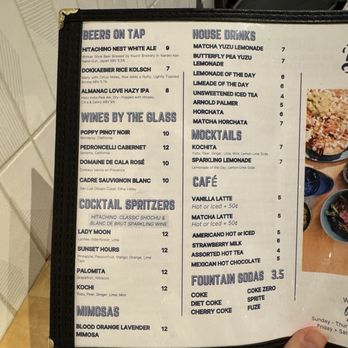 Belly - Menu - Mexican Near Me - Oakland, California