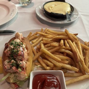 Prime - Lobster Roll with Whipped Potatoes in the background - American Near Me - Huntington, New York Prime - Lobster Roll with Whipped Potatoes in the background - American Near Me - Huntington, New York