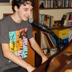 Music Works Studio - Here is one of my piano/vocal students at Music Works Studio prepping for a concert.