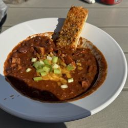 High Country Health Foods & Cafe - Chicken chili, don't usually think chicken goes in chili I'm still not convinced