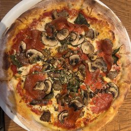 Pepperoni Mushroom Sausage Pizza