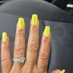 Old National Discount Mall - Full acrylic set with gel polish