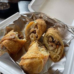 Shrimp Jerk Eggs Rolls