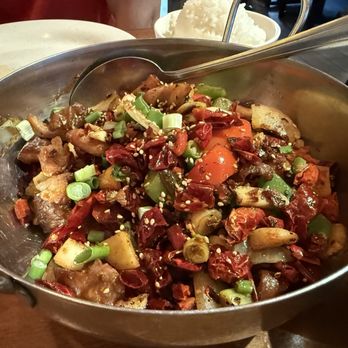 Trendy Dumpling - Dry Pot Intestine - Noodles Near Me - Houston, Texas