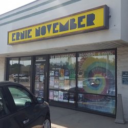 Ernie November - The front windows feature flyers for all sorts of upcoming shows.