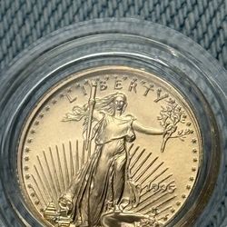 J & J Coins - 1/10 oz gold eagle 1995