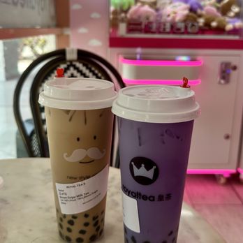 Mochinut - Sarasota - Brown sugar milk tea and taro milk tea - Desserts Near Me - Sarasota, Florida