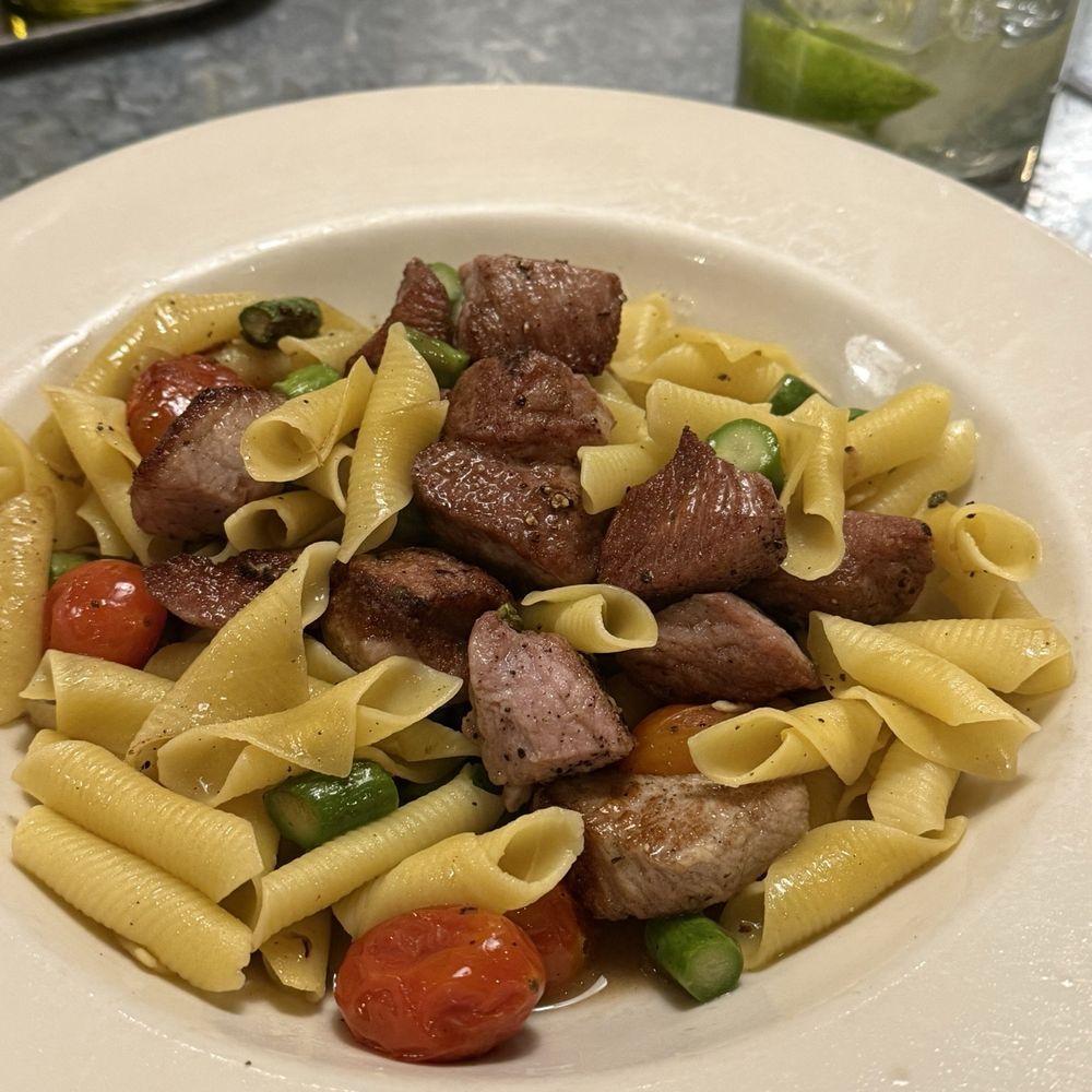 Il Poggio - Gnocchi & Veal dish made with garganelli pasta - Italian Near Me - Snowmass Village, Colorado