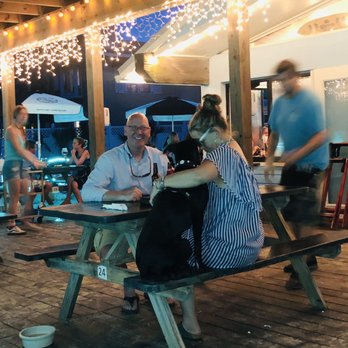 Beachcomber Restaurant - Outside Dog Dining - Seafood Near Me - Saint Augustine, Florida