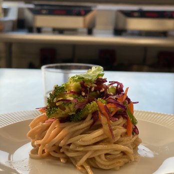 Zoe Deleu Catering - Soba noodles salad, asian slaw, miso ginger dressing - Personal Chefs Near Me - Brooklyn, New York Zoe Deleu Catering - Soba noodles salad, asian slaw, miso ginger dressing - Personal Chefs Near Me - Brooklyn, New York