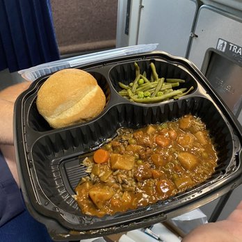Amtrak Autotrain - "Beef stew" that was served for dinner. - Train Stations Near Me - Lorton, Virginia Amtrak Autotrain - "Beef stew" that was served for dinner. - Train Stations Near Me - Lorton, Virginia