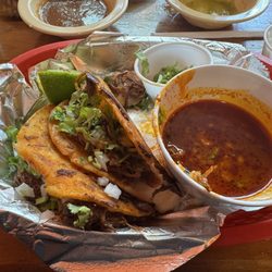 Taqueria El Mariachi - Birria tacos (I may have already eaten one before I remembered to take a picture )