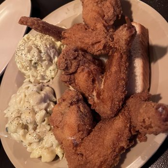 Hodak's - Whole Wing Dinner - 3 Pieces with Potato Salad and Queso Mac & Cheese - Southern Near Me - Saint Louis, Missouri Hodak's - Whole Wing Dinner - 3 Pieces with Potato Salad and Queso Mac & Cheese - Southern Near Me - Saint Louis, Missouri