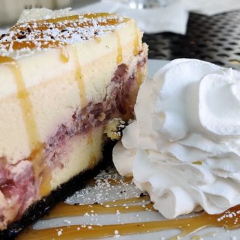 Garlic City Cafe - The strawberry cheesecake. Too bad we had to share this with the kids. - American Near Me - Gilroy, California