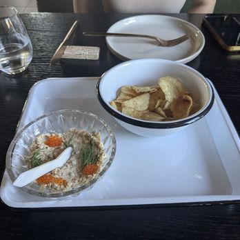 Lele Kitchen - Smoked trout chips and dip - Wine Bars Near Me - Los Gatos, California