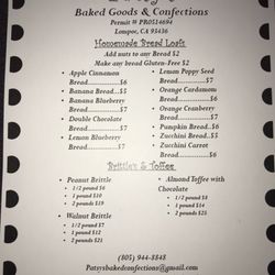 Patsy's Baked Goods and Confections