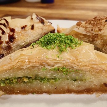 Mazra - Baklava spread, magic. - Middle Eastern Near Me - San Bruno, California Mazra - Baklava spread, magic. - Middle Eastern Near Me - San Bruno, California