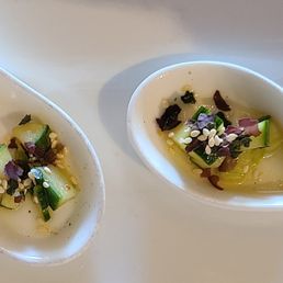 Cucumber Amuse-bouche. Cucumber Amuse-bouche.