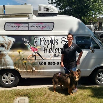 Paws & Relax Mobile Grooming - Thank you so much Paws and Relax for the prim and pampering!! Dozer is dapper because of you. - Pet Groomers Near Me