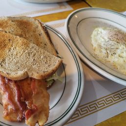 BLT on rye with side of egg