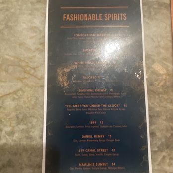 Hyatt Centric - Drink Menu - Hotels Near Me - New Orleans, Louisiana Hyatt Centric - Drink Menu - Hotels Near Me - New Orleans, Louisiana