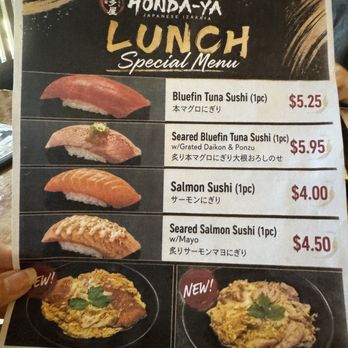 HONDA-YA Tustin - Sushi Bars Near Me - Tustin, California