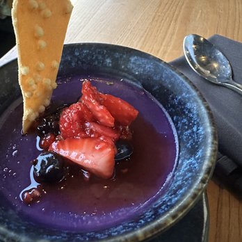 Roka Akor - Old Orchard - Delicious purple sweet potato custard. - Sushi Bars Near Me - Skokie, Illinois Roka Akor - Old Orchard - Delicious purple sweet potato custard. - Sushi Bars Near Me - Skokie, Illinois