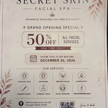 Secret Skin - Skin Care Near Me - Huntington Beach, California Secret Skin - Skin Care Near Me - Huntington Beach, California