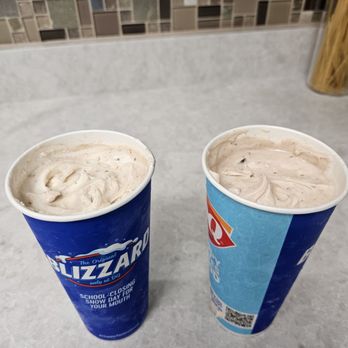 Dairy Queen Grill & Chill - 2 large blizzards, costing over $14. - Fast Food Near Me - Troutdale, Oregon