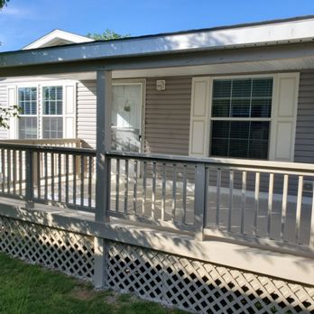 Stately Construction - Fresh coat of Superdeck stain in Weathered Gray on a brand new deck. - General Contractors Near Me - White Lake, Michigan Stately Construction - Fresh coat of Superdeck stain in Weathered Gray on a brand new deck. - General Contractors Near Me - White Lake, Michigan