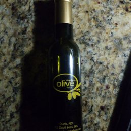 Empty bottle from a different EVOO store that they would not refill Empty bottle from a different EVOO store that they would not refill