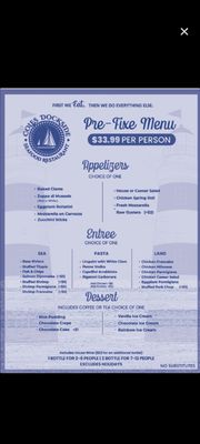 Menu photo 1 Coles Dockside Restaurant Staten Island, NY
