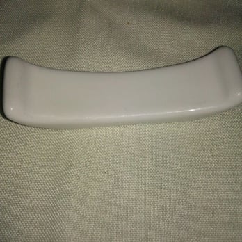 Duc's Bistro - Mini version of the big plate aka utensil/chop stick holder - French Near Me - Honolulu, Hawaii