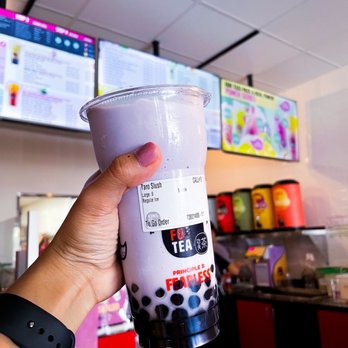 Kung Fu Tea - slushy taro - Bubble Tea Near Me - Indianapolis, Indiana