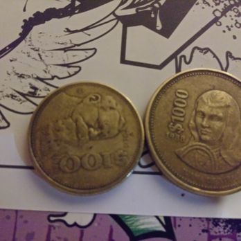 Texas Currency Exchange - Peso coins. One is 100 other is 1000. What is it worth - Currency Exchange Near Me - Friendswood, Texas Texas Currency Exchange - Peso coins. One is 100 other is 1000. What is it worth - Currency Exchange Near Me - Friendswood, Texas