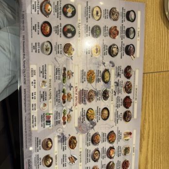 Hangang - Menu - Korean Near Me - Temple City, California