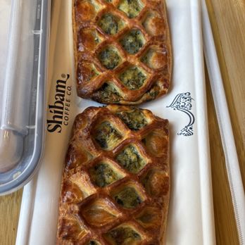 Shibam Coffee - spinach feta pastry - Coffee & Tea Near Me - Latham, New York Shibam Coffee - spinach feta pastry - Coffee & Tea Near Me - Latham, New York