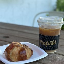 Winfield Street Coffee - Naples South - Croissant and Iced Coffee
