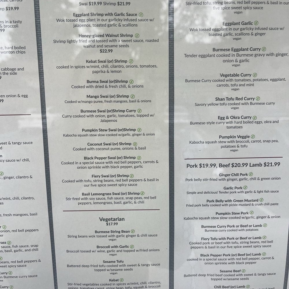 Burma Spice - Menu - Burmese Near Me - Redwood City, California Burma Spice - Menu - Burmese Near Me - Redwood City, California