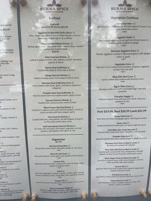 Menu photo 5 Burma Spice Redwood City, CA