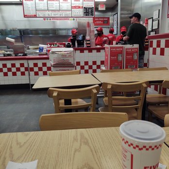 Five Guys - More workers than customers wonder why? - Burgers Near Me - Simpsonville, South Carolina
