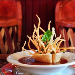 Aztec soup (tortilla)